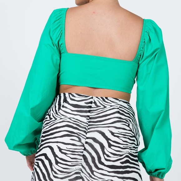 Princess Polly Aysia Long Sleeve Wrap Top - Picture 3 of 3